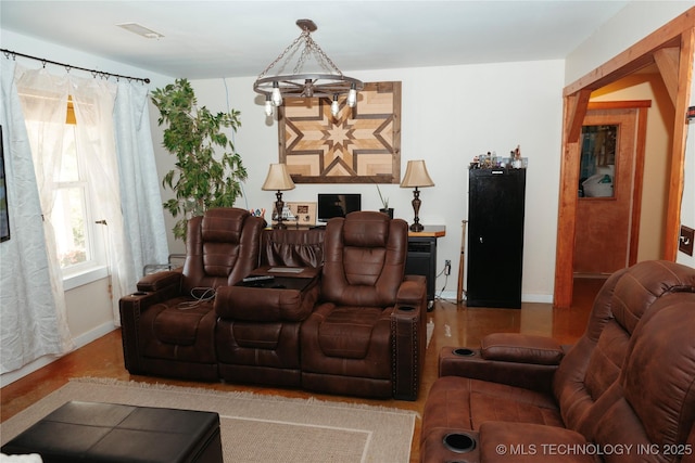 72413 S 4750th Rd, Westville, OK 74965 - living area featuring baseboards