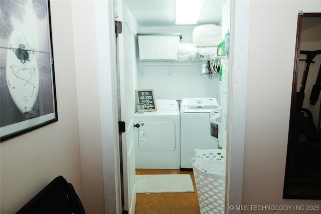 72413 S 4750th Rd, Westville, OK 74965 - laundry room featuring washing machine and dryer