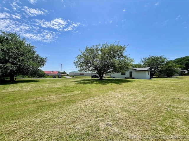 205 NE 1st St, Kingston, OK 73439 - view of green lawn
