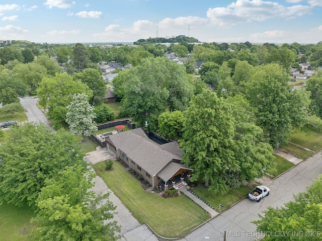 drone / aerial view