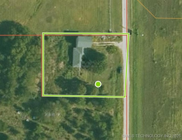 40821 N 3956th Dr, Skiatook, OK 74070 - map / location featuring property boundaries highlighted