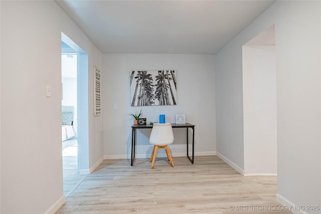 2017 N Quaker Ave, Tulsa, OK 74106 - office featuring wood finished floors and baseboards