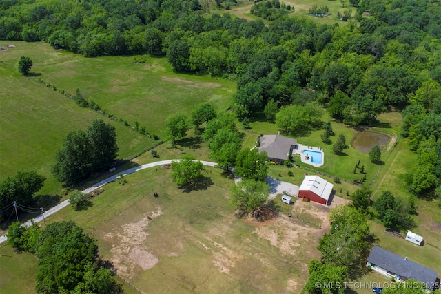 aerial overview of property's location