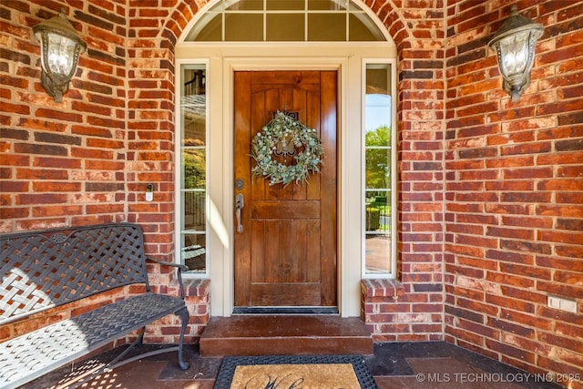 4501 E 108th Pl, Tulsa, OK 74137 - entrance to property with brick siding