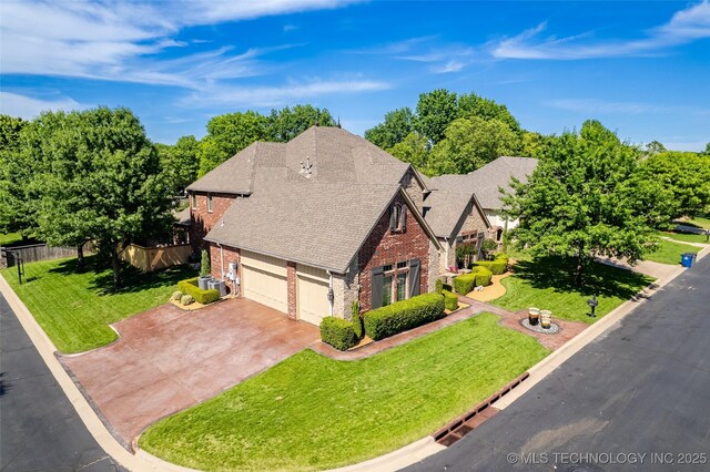 4501 E 108th Pl, Tulsa, OK 74137 - aerial view of property and surrounding area