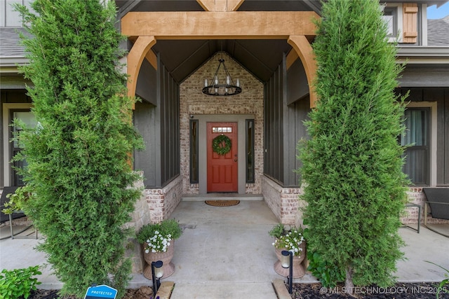 16990 S 33rd W Ave, Glenpool, OK 74033 - view of exterior entry featuring brick siding