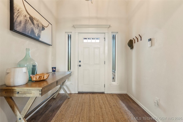 16990 S 33rd W Ave, Glenpool, OK 74033 - entrance foyer featuring wood finished floors and baseboards
