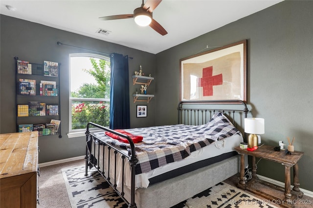16990 S 33rd W Ave, Glenpool, OK 74033 - bedroom featuring carpet and a ceiling fan