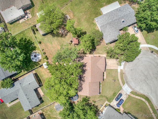 drone / aerial view