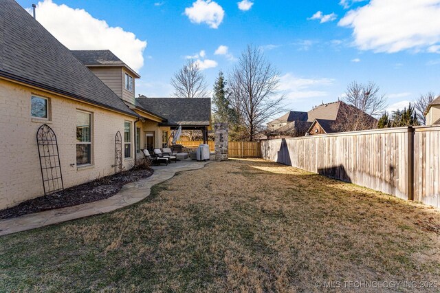 9475 E 107th Pl S, Bixby, OK 74133 - view of yard featuring a patio