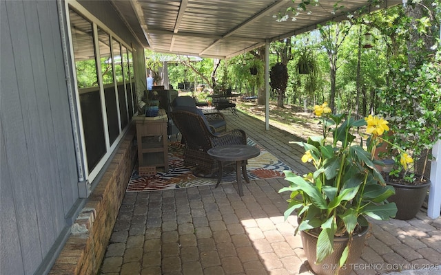 5328 Monroe Rd, Kingston, OK 73439 - view of wooden terrace