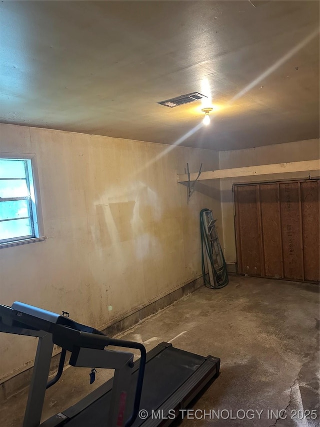 view of workout room