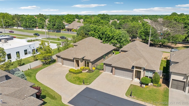 10235 S 96th E Pl, Tulsa, OK 74133 - aerial perspective of suburban area
