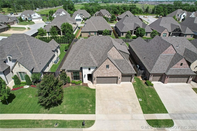 12113 S Fulton Ave E, Bixby, OK 74008 - aerial view of residential area