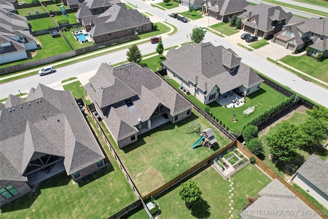 12113 S Fulton Ave E, Bixby, OK 74008 - aerial perspective of suburban area