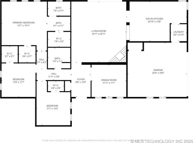 6505 E 47th St, Tulsa, OK 74145 - property floor plan