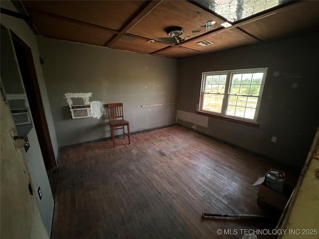 18700 E 600th Rd, Inola, OK 74036 - spare room with wood-type flooring and ceiling fan