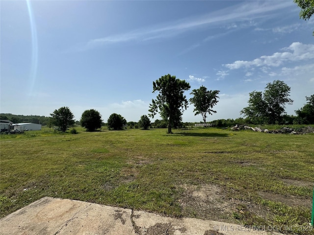 18700 E 600th Rd, Inola, OK 74036 - view of grassy yard featuring a rural view