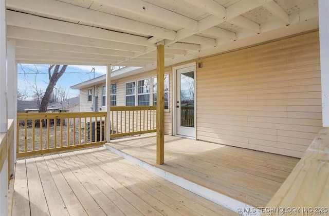 233 N 44th W Ave, Tulsa, OK 74127 - view of wooden deck