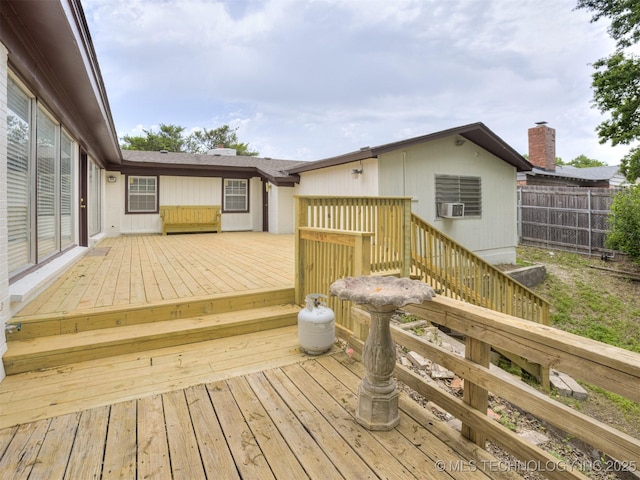 7446 E 20th St, Tulsa, OK 74112 - view of wooden terrace
