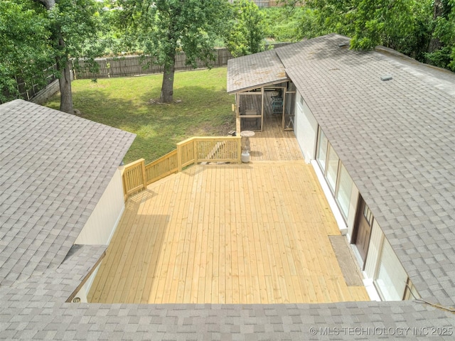 7446 E 20th St, Tulsa, OK 74112 - view of deck