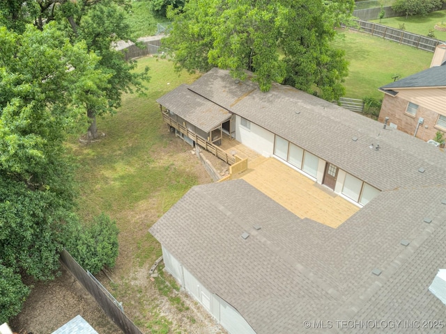 7446 E 20th St, Tulsa, OK 74112 - view from above of property