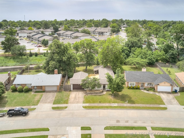 7446 E 20th St, Tulsa, OK 74112 - aerial view of residential area
