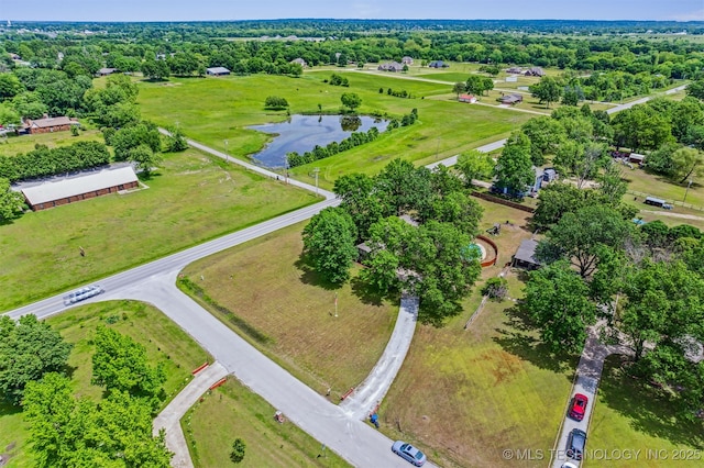 9599 E 155th Ave N, Owasso, OK 74055 - bird's eye view of a large body of water