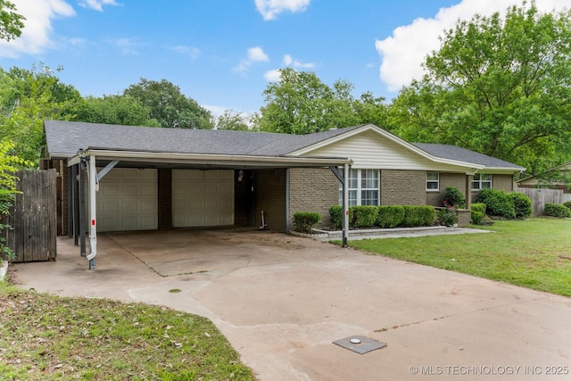 11815 S 86th E Ave, Bixby, OK 74008 - ranch-style home featuring an attached garage, driveway, and brick siding