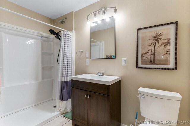 11815 S 86th E Ave, Bixby, OK 74008 - bathroom with a shower stall, vanity, and toilet