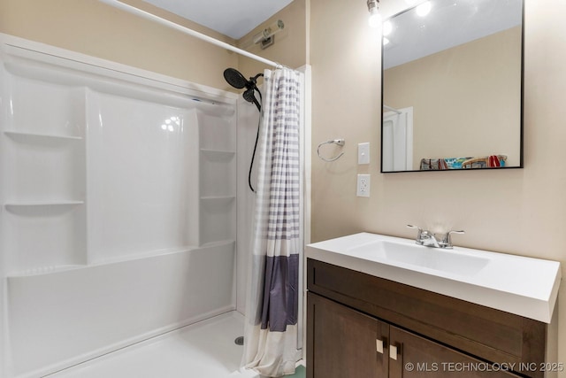 11815 S 86th E Ave, Bixby, OK 74008 - bathroom featuring a stall shower and vanity