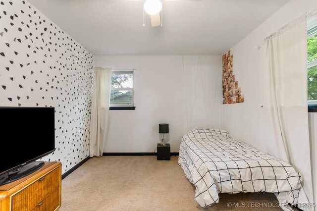 11815 S 86th E Ave, Bixby, OK 74008 - bedroom with carpet floors and ceiling fan