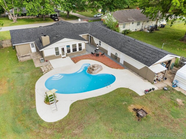 11815 S 86th E Ave, Bixby, OK 74008 - outdoor pool featuring a patio