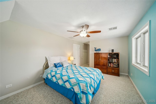 5094 N 209th W Ave, Sand Springs, OK 74063 - carpeted bedroom with baseboards, a ceiling fan, and a textured ceiling