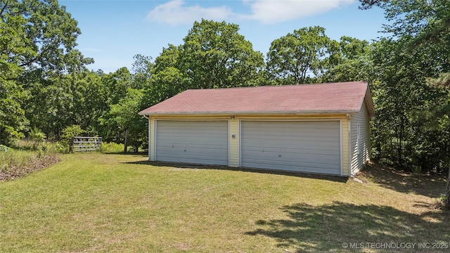5094 N 209th W Ave, Sand Springs, OK 74063 - view of detached garage