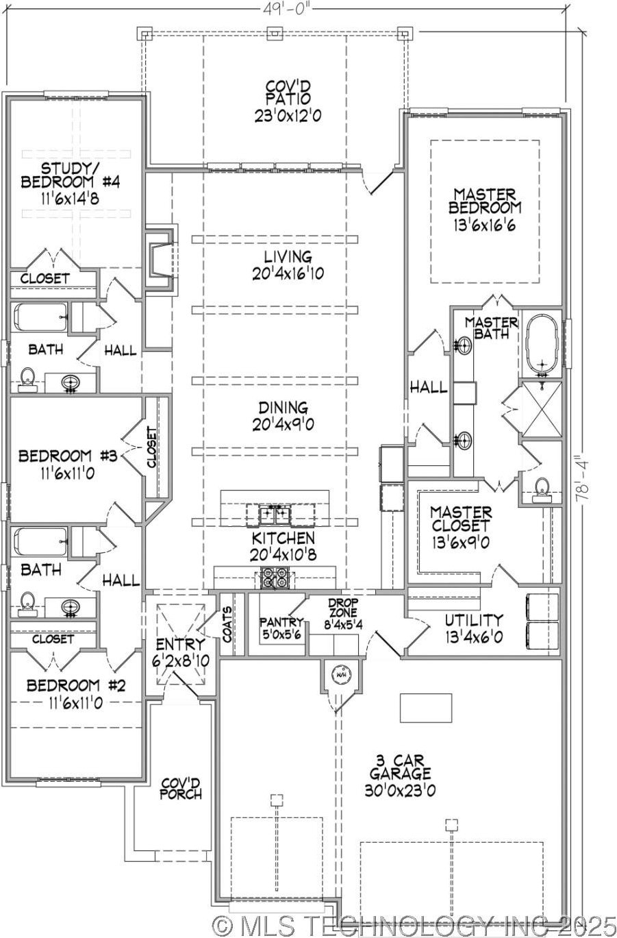 5820 E 127th St S, Tulsa, OK 74008 - home floor plan