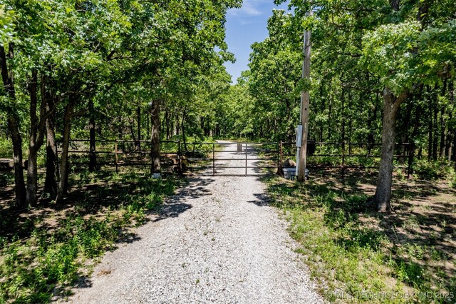 6345 W 53rd St, Tulsa, OK 74126 - view of road with a gate