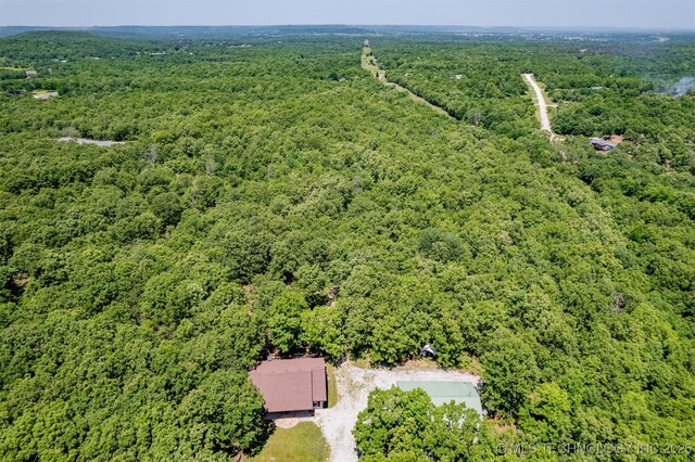 6345 W 53rd St, Tulsa, OK 74126 - bird's eye view of a forest