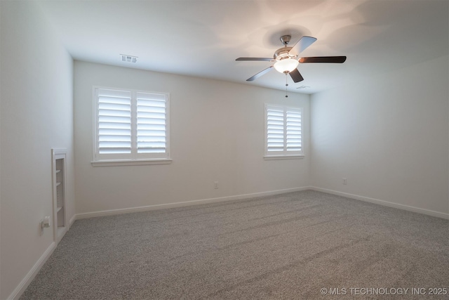 16958 E 45th St, Tulsa, OK 74134 - carpeted spare room with ceiling fan and baseboards