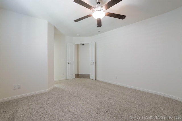 16958 E 45th St, Tulsa, OK 74134 - empty room with carpet floors and a ceiling fan