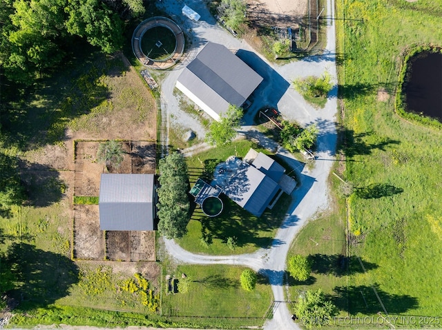 5378 W 450th Rd, Pryor, OK 74361 - view from above of property