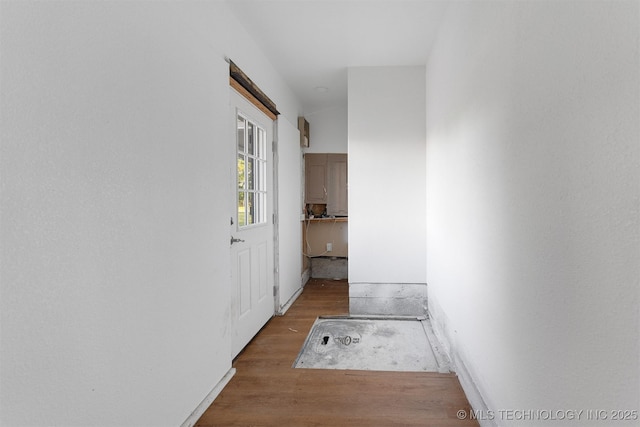 5378 W 450th Rd, Pryor, OK 74361 - corridor with wood finished floors