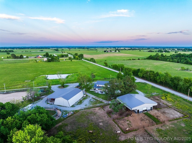 5378 W 450th Rd, Pryor, OK 74361 - overview of rural landscape