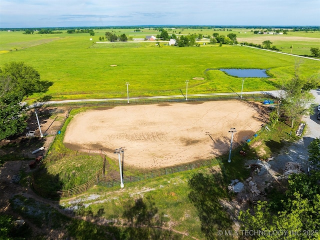 5378 W 450th Rd, Pryor, OK 74361 - view of rural area featuring a pastoral area and a large body of water