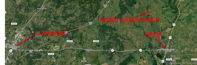 5378 W 450th Rd, Pryor, OK 74361 - map / location