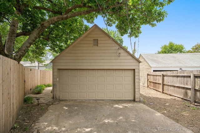 1648 S Columbia Pl, Tulsa, OK 74104 - view of detached garage