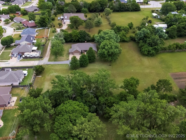 1310 Prairie Heights Dr, Bartlesville, OK 74006 - aerial overview of property's location with nearby suburban area