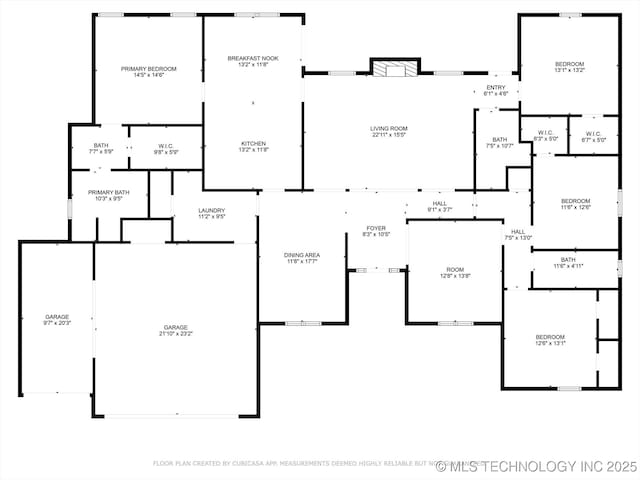 1310 Prairie Heights Dr, Bartlesville, OK 74006 - floor plan / room layout
