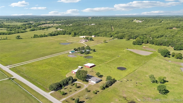 20600 Slick Rd, Kellyville, OK 74039 - overview of rural landscape