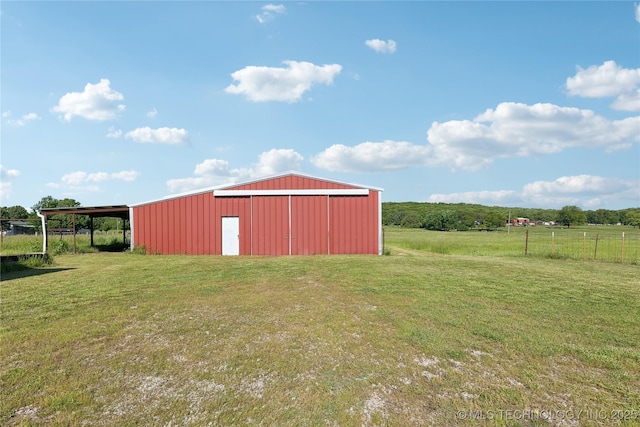 20600 Slick Rd, Kellyville, OK 74039 - view of pole building